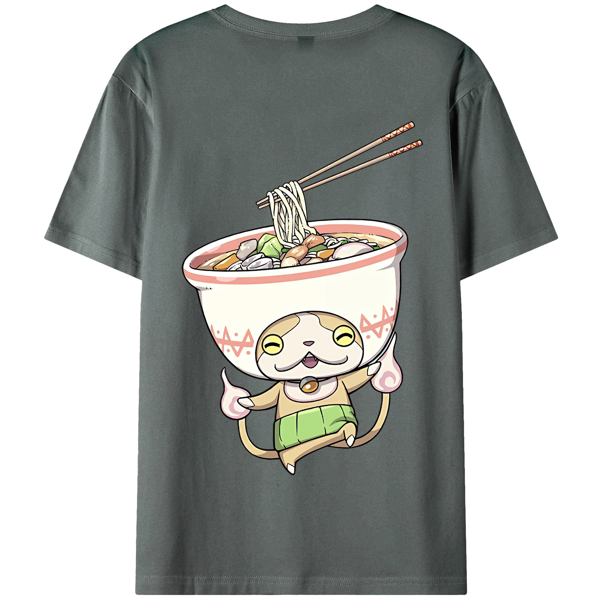 （画像用） 妖怪ウォッチ Yo-kai Watch 綿100％半袖Tシャツ（背面プリント）